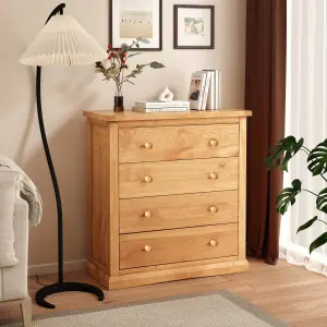 Lucca 4 Drawer Chest of Drawers Wood Knob