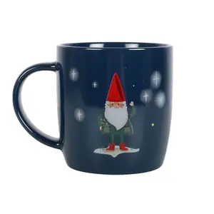 Something Different Gnome Sweet Gnome Mug Navy Blue (One Size)