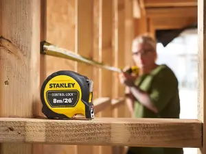 Stanley STHT37236-5 CONTROL-LOCK™ Pocket Tape 8m/25ft (Width 25mm)