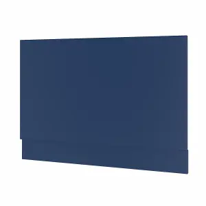 Rinse Bathrooms 800mm Bath End Panel 18mm MDF Painting Matte Blue Adjustable Height for Bathroom Soaking Tub