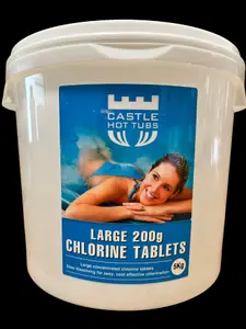 5kg Castle Hot Tubs Chlorine Tablets - 200g