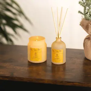 Scented Candle and Diffuser Set - Blood Orange