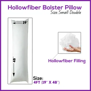 Hollowfiber Bolster Pillows Orthopaedic Pregnancy Maternity Full Body Support Long Cushions