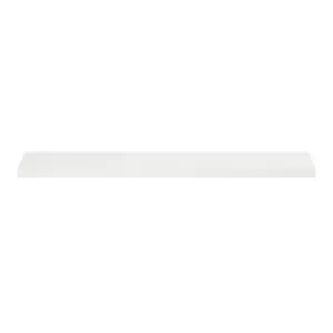 GoodHome Cusko White Rectangular Floating shelf (L)118cm x (D)23.5cm