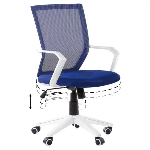 Desk Chair Office Chair Dark Blue RELIEF