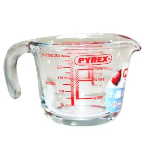 Pyrex Clic Measuring Jug Clear (250ml)