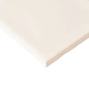 Vernisse Off white Gloss Ceramic Wall Tile Sample