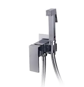 Banyetti Luca Square Thermostatic Bidet Douche - Chrome