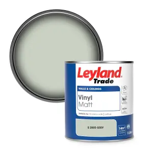 Leyland Trade Vinyl Matt Walls & Ceilings Emulsion Paint (S 2005-G50Y) 1L