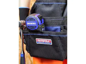 Durable Faithfull Fasteners Pouch with Hammer Loops and Pockets