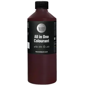 Scratch Doctor All In One Leather Colourant, Leather Dye, Leather Paint 500ml Burgundy