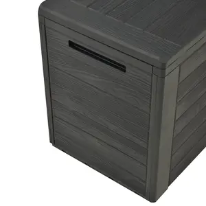 Berkfield Garden Storage Box Anthracite 116x44x55 cm