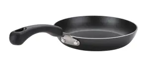 Prestige Super Tough Easy Clean Black Round Aluminium Non-Induction Frying Pan 20 & 24cm Twin Pack