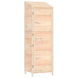 Berkfield Garden Shed 55x52x174.5 cm Solid Wood Fir