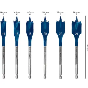 Bosch Professional 6 Pc Expert SelfCut Speed Spade Drill Bit Set