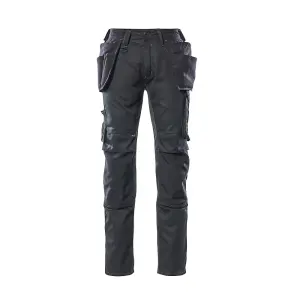 Mascot Unique Lightweight Trousers with Holster Pockets (Black)  (32.5) (Leg Length - Long)