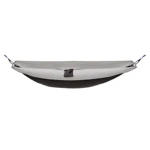 Black High Quality Outdoor Nylon Hammock 270x140cm