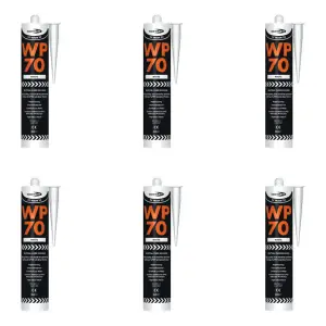 Bond it WP70 Oxime Silicone Anthracite EU3 310ml (Pack of 6)