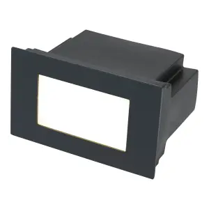 GoodHome Dark grey Mains-powered Neutral white LED Rectangular Deck light