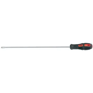 Draper Plain Slot Flared Tip Long Reach Screwdriver, 6 x 450mm 40802