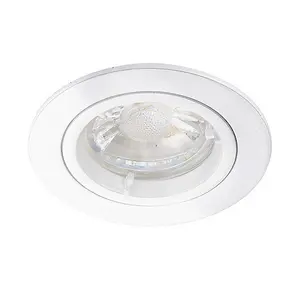 Luminosa Cast Recessed Light Matt White, GU10