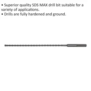 High-Performance 12 x 540mm SDS Max Drill Bit for Masonry