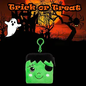 Halloween Coin Purse Accessory Halloween Party, Trick or Treat 23cm Frankenstein