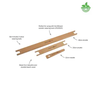 WEAVING TOOL SET - Weaving Tools Set: Beech: 3 Pieces - Milward