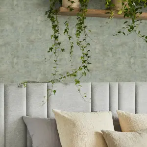 Boutique Ornamental Texture Sage Textured Plain Wallpaper