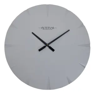 Interval Cement Look Wall Clock - 60cm