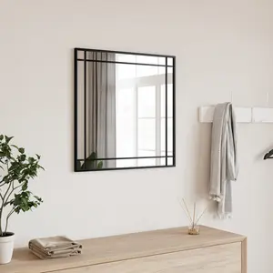 Mirl Rectangle Metal Wall Mirror 60cm H x 60cm W