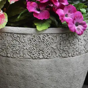 Pair of Small size Lace Flowerpots