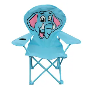 Quest Kids Elephant Chair 5203E - Fun Folding Camping Chair for Children