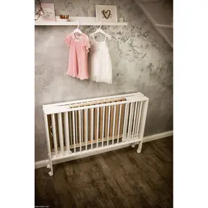 Cot with Mattress White