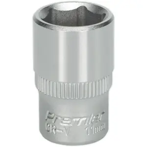 Premium 11mm Forged Steel Drive Socket - 1/4 Inch Square Drive for Ultimate Performance