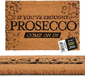 Come In Prosecco Novelty Doormat Unique Coir Front Doormats