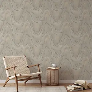 WOODGRAIN NATURAL HEAVYWEIGHT WALLPAPER MURIVA 199501