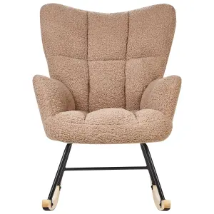 Rocking Chair OULU Boucle Sand Beige