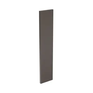 Kitchen Kit Filler Panel 146mm Slab - Super Gloss Graphite