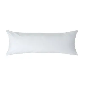 Homescapes White Egyptian Cotton Housewife Body Pillowcase 200 TC