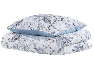 Duvet Cover Set BALLARD 135 x 200 cm Cotton Sateen Blue