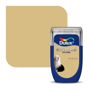 Dulux Easycare Kitchen Honey Nut Matt Wall paint, 30ml