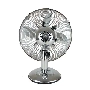 StayCool 12" (30cm) 45w Metal Desk Fan