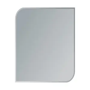 Showerdrape Islington Rectangular Wall Mounted Frameless Bevelled Edge Bathroom Mirror 70 x 50cm