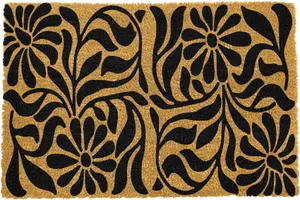 Flower Swirls Pattern  Doormat