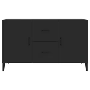 Jerrell Sideboard 100x36x60 cm Engineered Wood Black