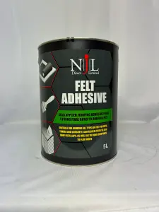 Njl Direct Roof felt Adhesive 5L Cold Applied Strong final Bond for Roof Felt