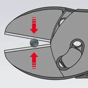 Knipex Twinforce Diagonal Cutters With Bevel 180Mm - 1 Piece