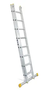 Premium Aluminium Trade Extension Ladder  EN131-2 Certified Heavy-Duty Work