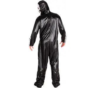 Men's Skeleton Costume - black L